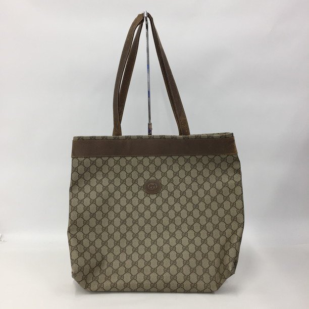 GUCCI グッチ オールドグッチ GG柄 69.02.109 トートバッグ【CCAM5019】_画像1