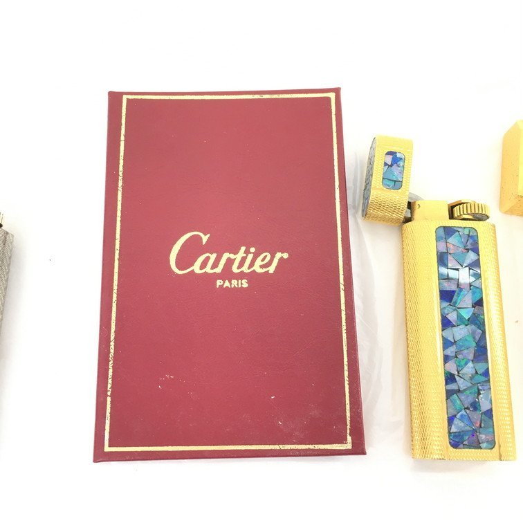 Cartier カルティエ ライター 476948 モザイクオパール 他 まとめ 【CBBB7007】_画像8