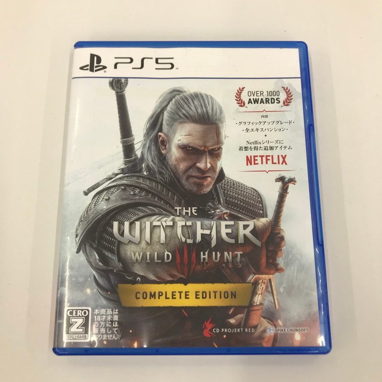 PS5 ソフト witcher 3 ウィッチャー3 Wild Hunt Complete Edition 【CCAG3076】_画像1