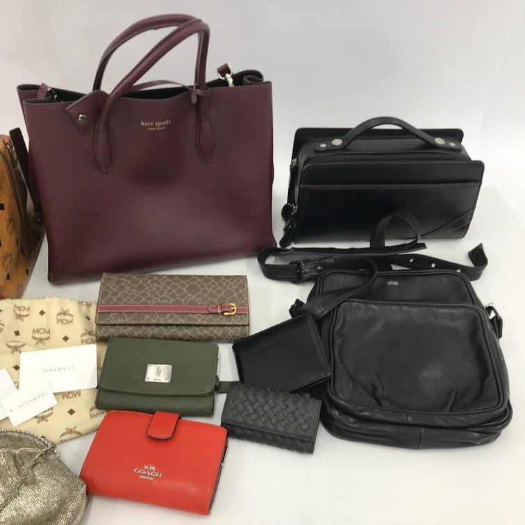 バッグ　MCM/kate spade/CASTELBAJAC 等・財布　Nina Ricci/COACH 等・キーケース　他　おまとめ【CCAI4010】_画像3