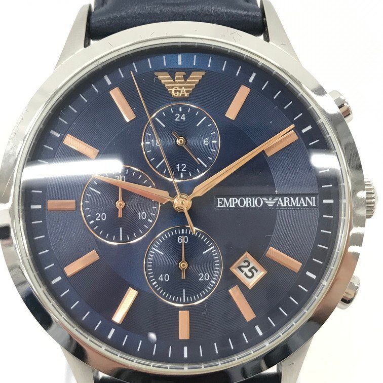 EMPORIO ARMANI エンポリオ アルマーニ 腕時計 AR-11216 251911 不動品【CCAJ1010】_画像1