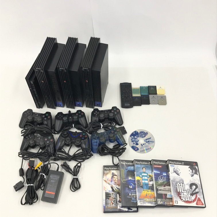 SONY PlayStation2 PS2 本体 SCPH-18000 / SCPH-39000 / SCPH-70000 ソフト 付属品 コントローラー まとめ【CCAK3018】_画像1