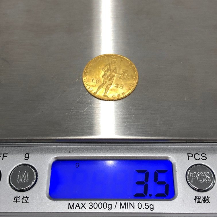 K24 純金 ダカット金貨 騎士 3.5g【CCAJ2045】_画像4