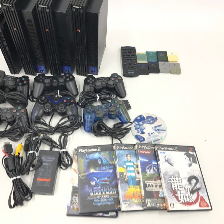 SONY PlayStation2 PS2 本体 SCPH-18000 / SCPH-39000 / SCPH-70000 ソフト 付属品 コントローラー まとめ【CCAK3018】_画像3