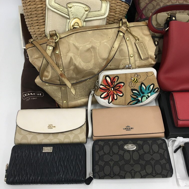 COACH コーチ 財布 トートバッグ ショルダーバッグ ハンドバッグ ラゲージタグ ポーチ おまとめ【CCAL6016】_画像5