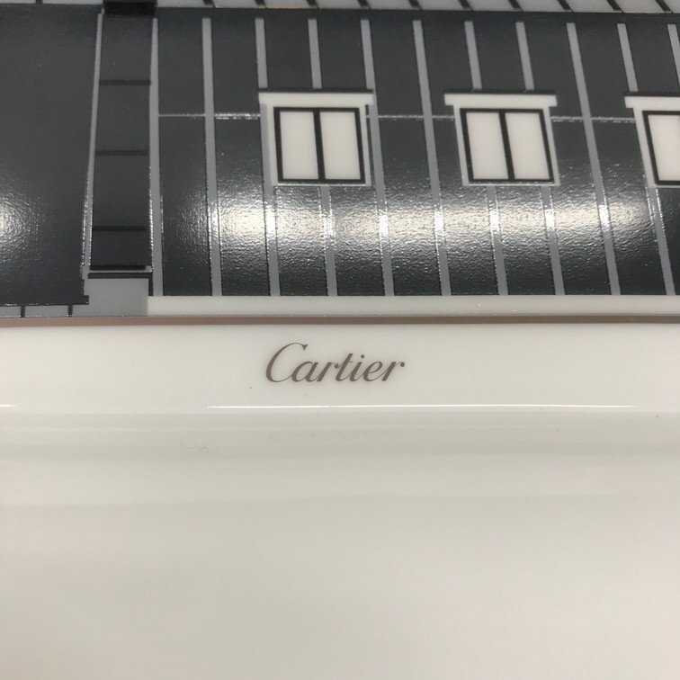 Cartier カルティエ プレート 白 2点セット 箱付き【CCAM1025】_画像4