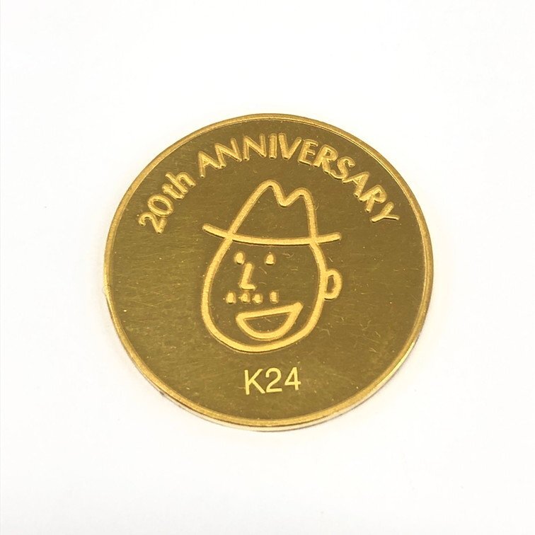 K24 20th ANNIVERSARY 記念メダル 総重量7.1ｇ ケース付き【CCAO6024】_画像3