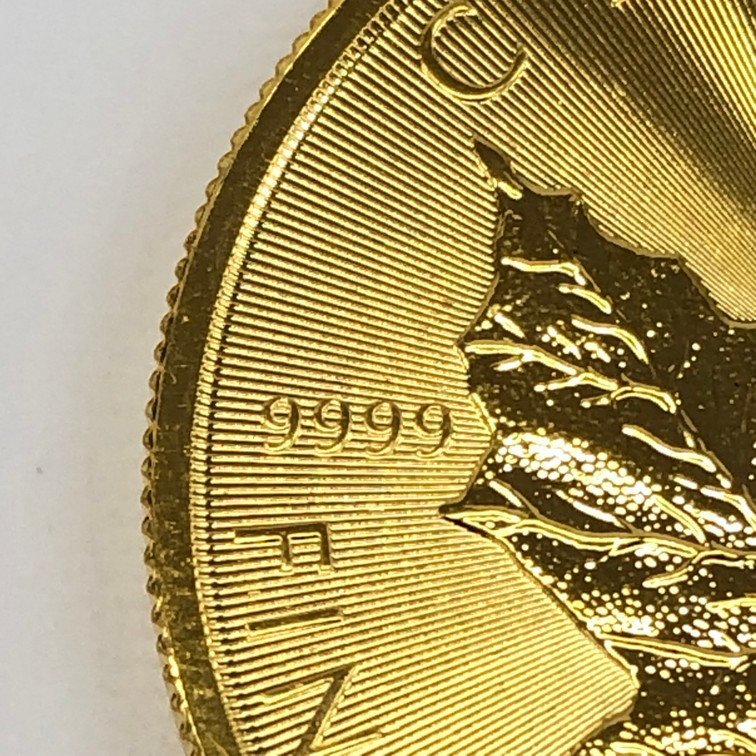 K24　金貨幣　カナダ　メイプルリーフ金貨　50ドル　重量31.0g【CBAZ8010】_画像5
