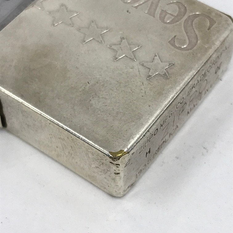 ZIPPO ジッポ ライター 銀色 セブンスター H70【CCAR4008】_画像8