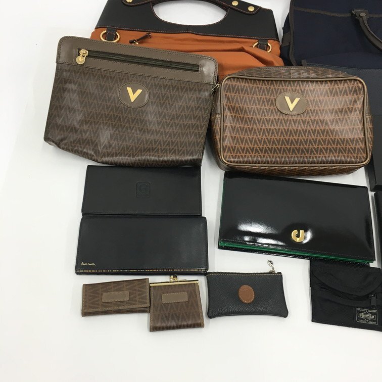 バッグ　財布　おまとめ　Paul Smith ポールスミス　PORTER ポーター　Valentino　ヴァレンチノ　Orobianco オロビアンコ　他【CCAS4047】_画像4