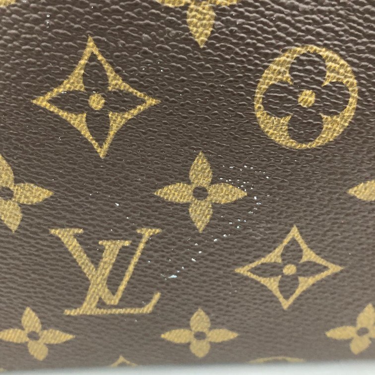 LOUIS VUITTON ルイヴィトン ポーチ モノグラム トゥルーストワレット28 M47522　NO0911【CCAU3040】_画像9