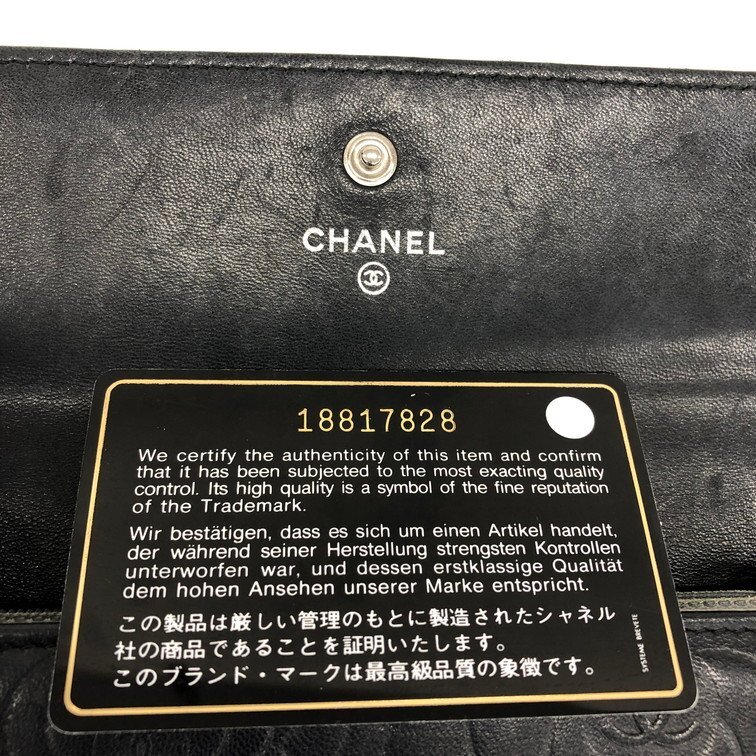 CHANEL シャネル カメリア 長財布 ココマーク 18817828【CCAT7031】_画像6