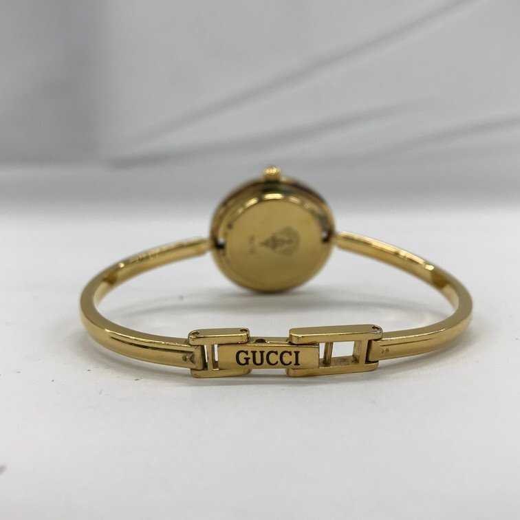 GUCCI グッチ 腕時計 金色 2針 不動品 11/12【CCAT8062】_画像4