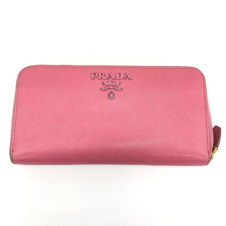 PRADA プラダ サフィアーノ ラウンドファスナー 長財布 62C 1ML506【CCAT7012】_画像1