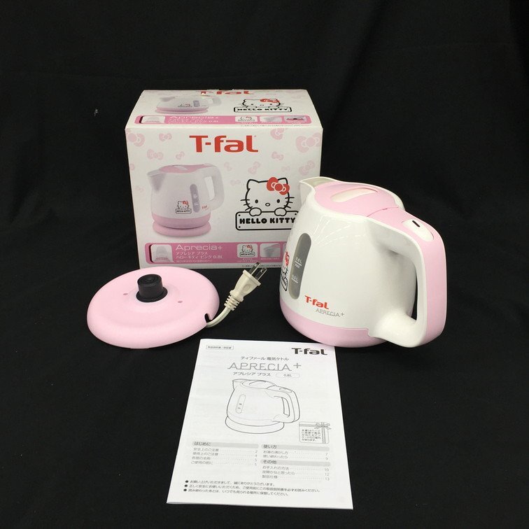 T-fal ティファール 電気ケトル アプレシア プラス ハローキティ ピンク【CCAT9047】_画像1