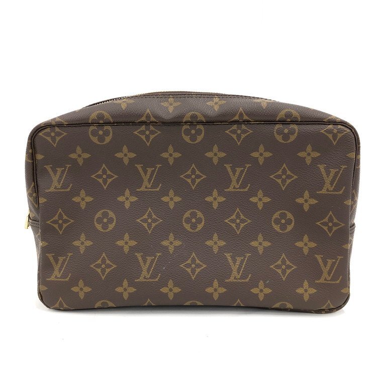 LOUIS VUITTON ルイヴィトン ポーチ モノグラム トゥルーストワレット28 M47522　NO0911【CCAU3040】_画像1