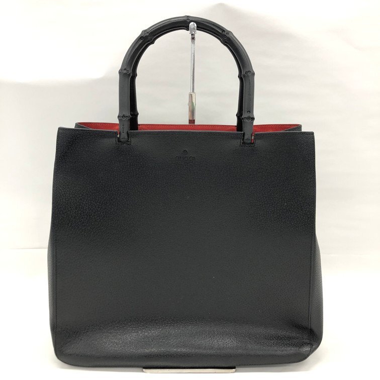 GUCCI グッチ トートバッグ バンブー 002・1059 001998【CCAU6046】_画像1