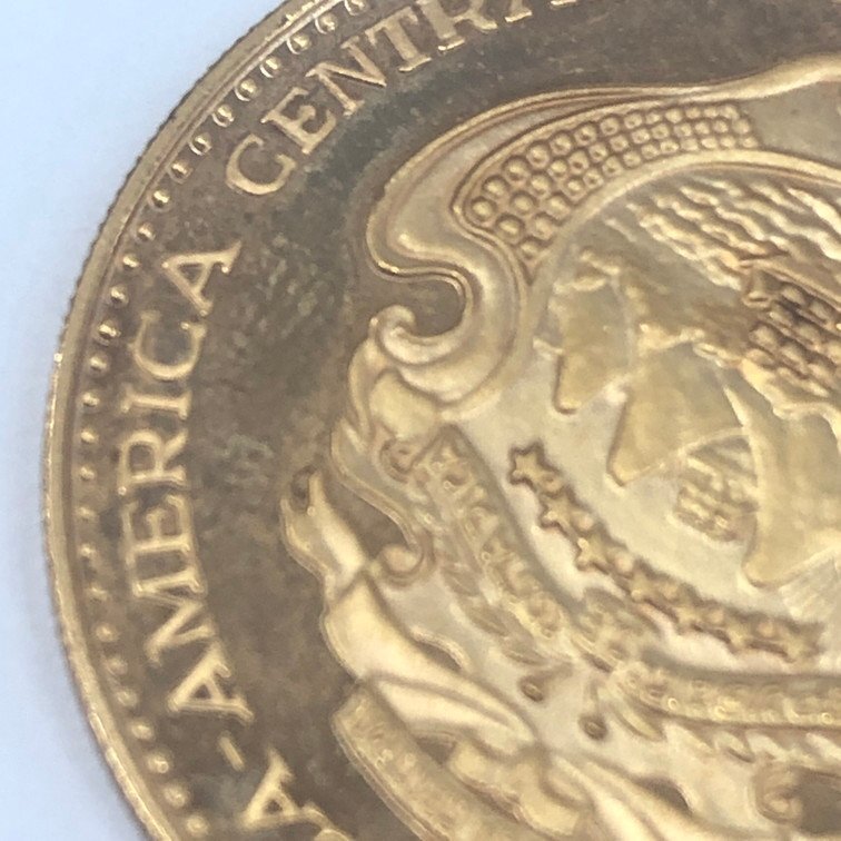 K21.6 アメリカ コスタリカ 100コロン 金貨 総重量15.0ｇ 【CCAT0011】の画像7