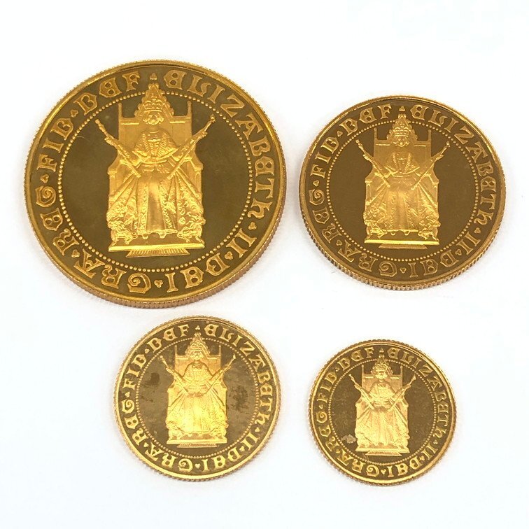 K22 イギリス ソブリン金貨 4枚まとめ 総重量67.9g【CCAT6008】の画像4