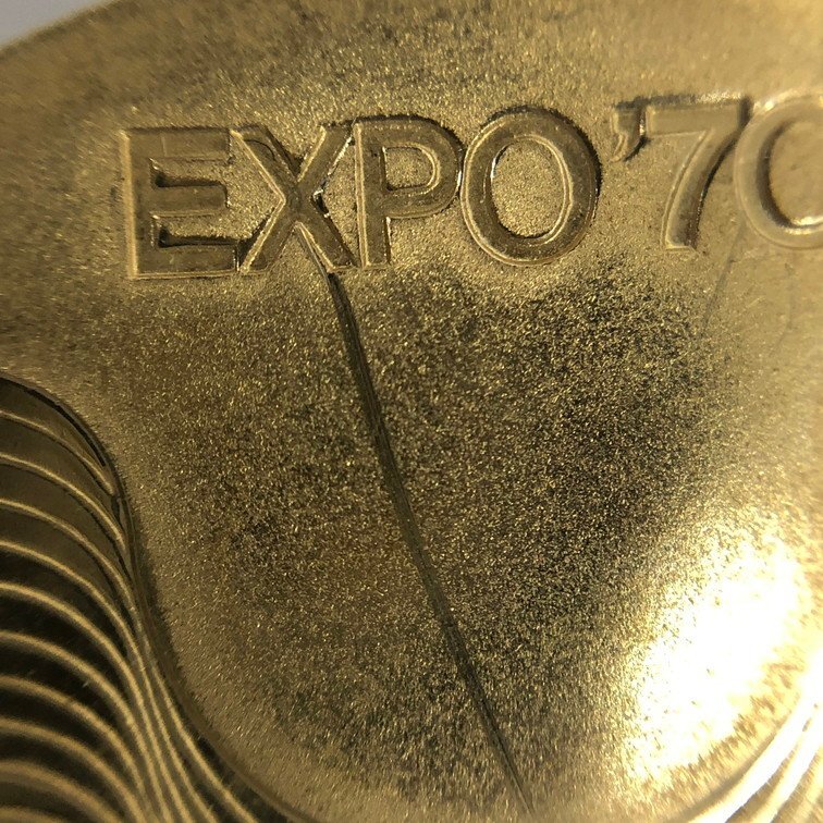 K18 EXPO70 日本万国博覧会記念 金メダル 750刻印 総重量13.4g【CCAR7007】の画像6