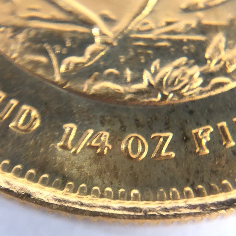 K22 南アフリカ クルーガーランド金貨 1/4oz 総重量8.3ｇ【CCAU0022】の画像6