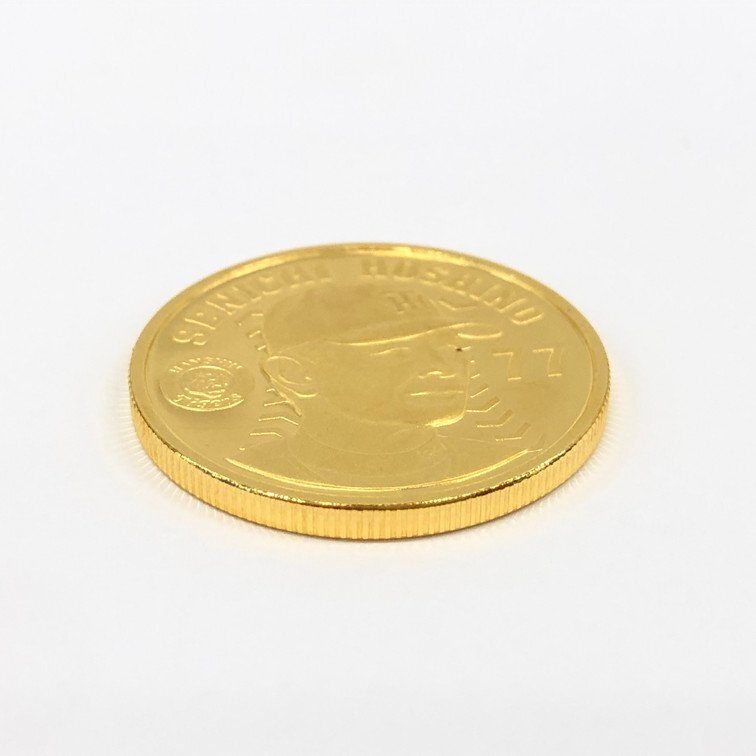 K24 クック諸島 星野仙一 50ドル金貨 2003 総重量15.6g【CCAR6005】の画像3