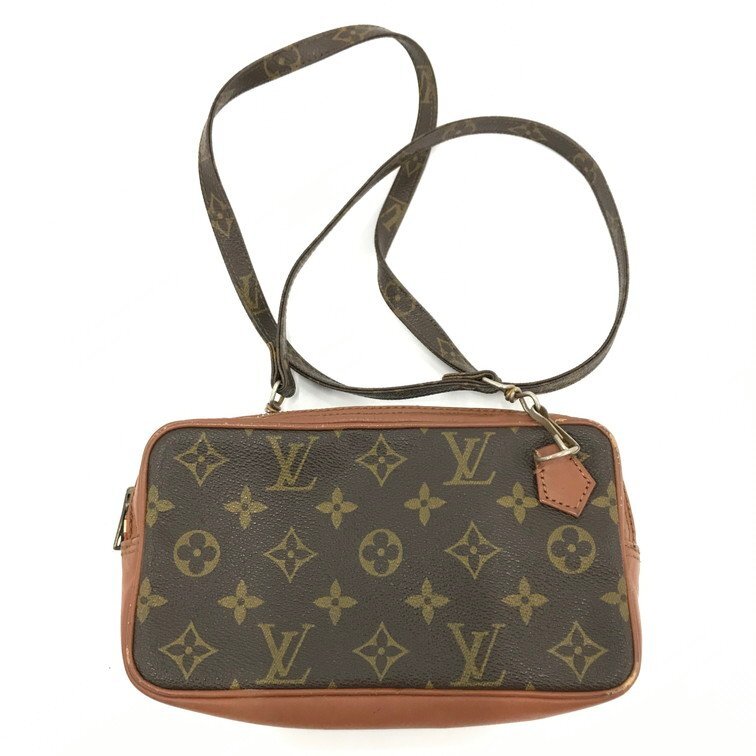 LOUIS VUITTON ルイヴィトン モノグラム ポシェット マルリー バンドリエール ショルダーバッグ 【CCAV2031】_画像1