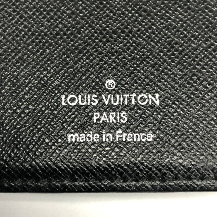 LOUIS VUITTON 二つ折り長財布 ダミエ グラフィット ポルトフォイユ ブラザ N62665 TA3101 【CCAU7026】_画像6