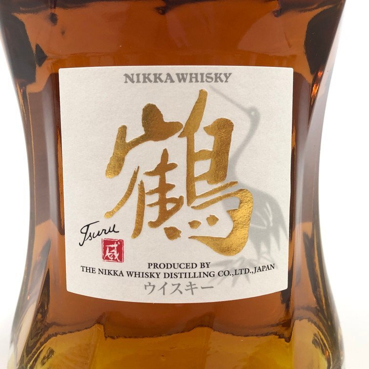 NIKKA ニッカ ウィスキー 鶴 700ml 43度 国内酒 未開栓【CCAX3008】※東京都内限定発送※の画像3