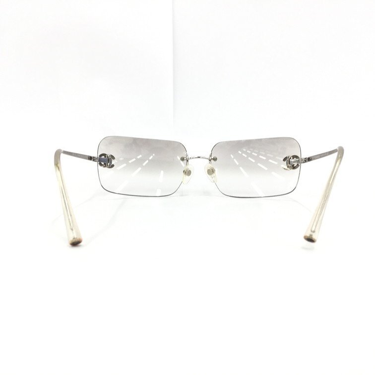 CHANEL Chanel sunglasses silver color 4017D 62*17[CCAV4033]