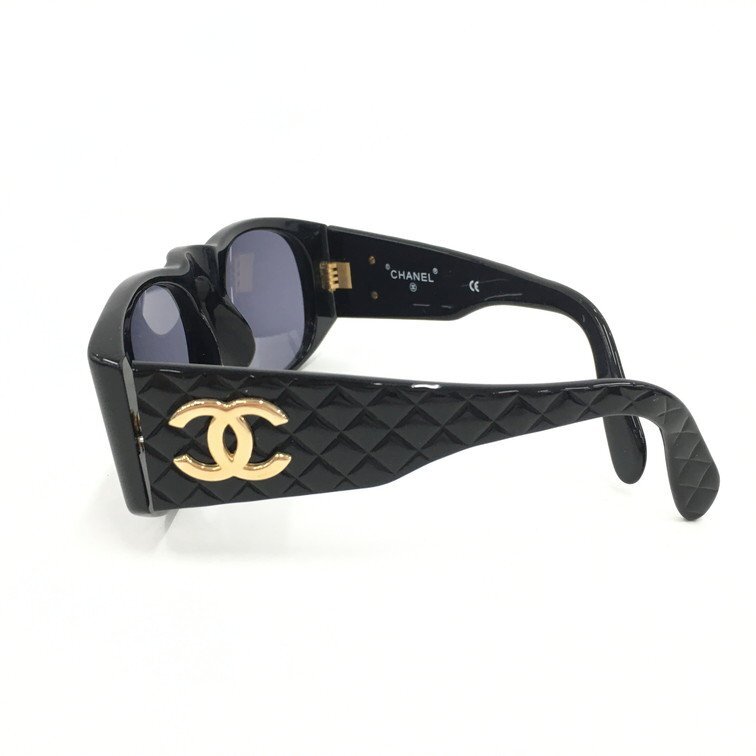 CHANEL シャネル サングラス 黒 ココマーク 01450 94305【CCAV4027】_画像2