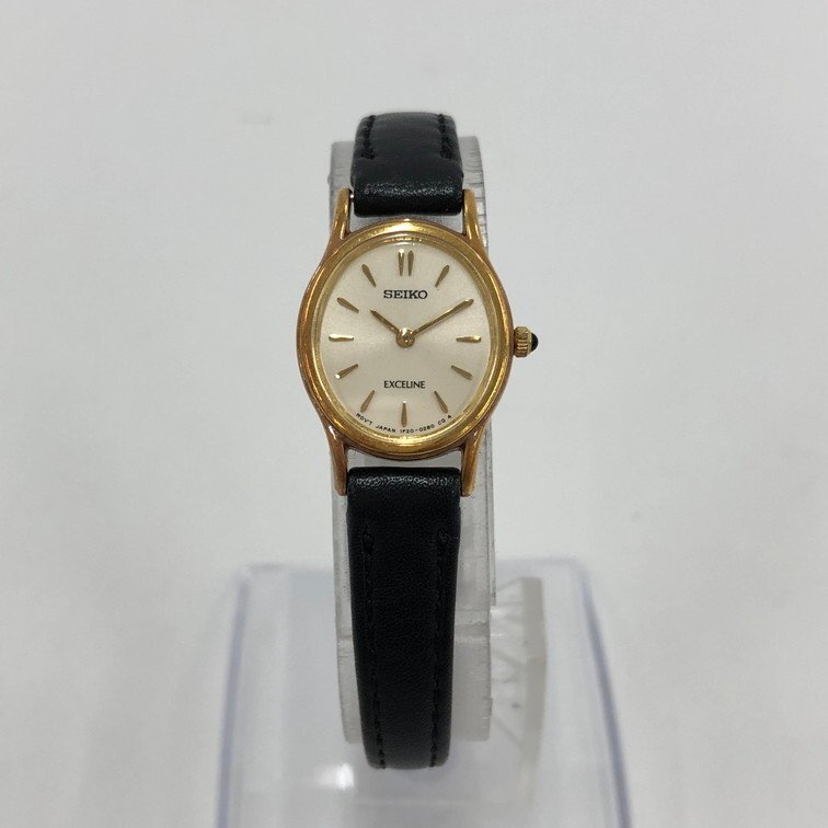 SEIKO セイコー 腕時計 エクセリーヌ 不動品 K18刻印 10.7g 402156【CCAX2039】_画像2