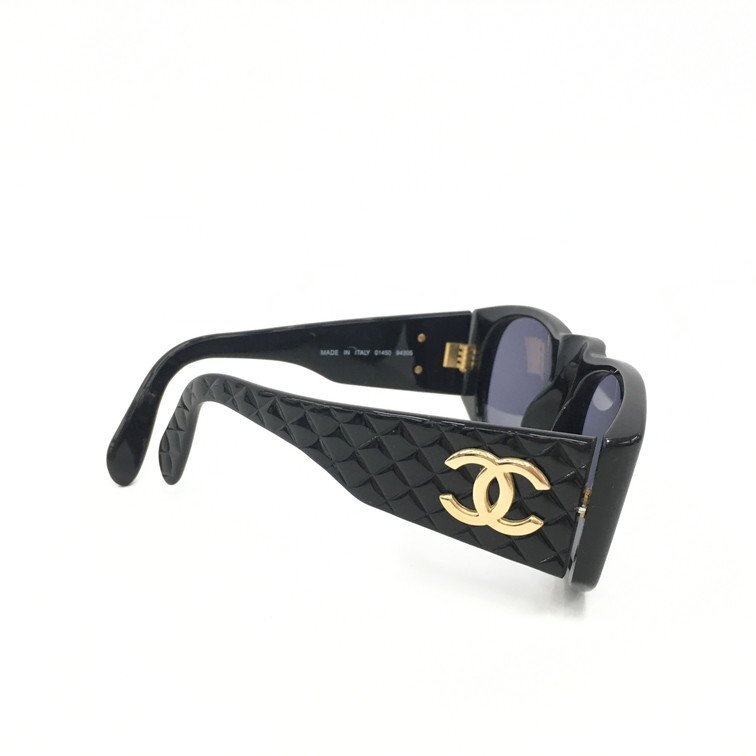 CHANEL シャネル サングラス 黒 ココマーク 01450 94305【CCAV4027】_画像4