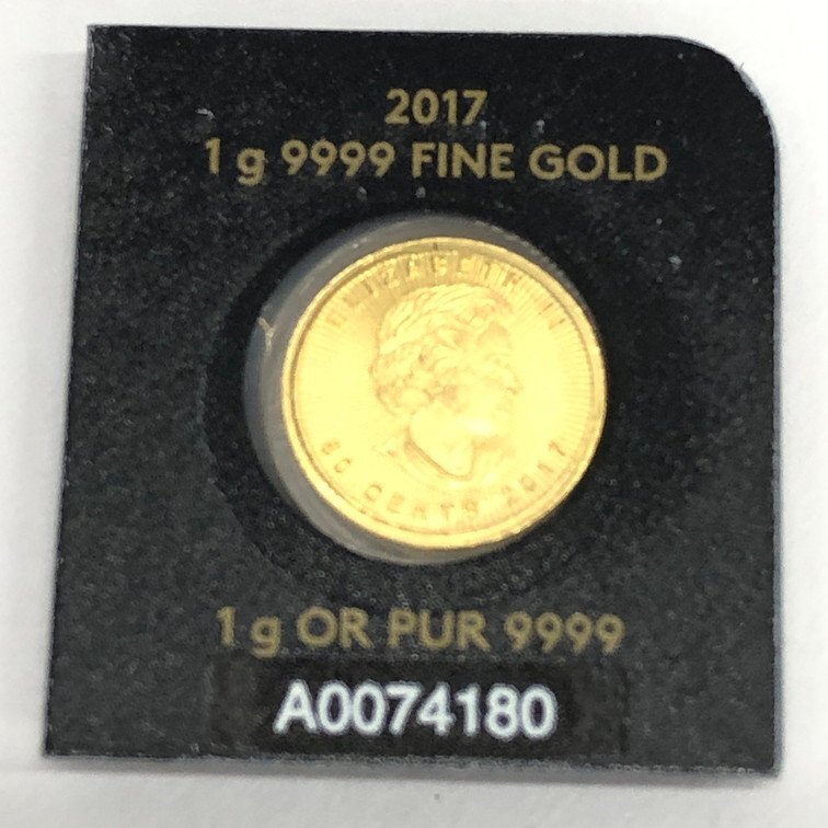 K24 gold money Canada Maple leaf gold coin 50 cent 26 point . summarize package included gross weight 36.2g[CCAY7083]