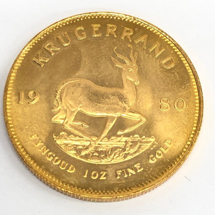 K22　金貨幣　南アフリカ　クルーガーランド金貨　1オンス　重量33.9g【CCAY7043】_画像2