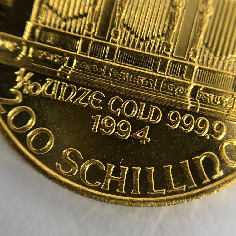 K24 gold money Austria Phil is - moni - gold coin 10 euro 2 point . summarize gross weight 6.2g[CCAY8018]