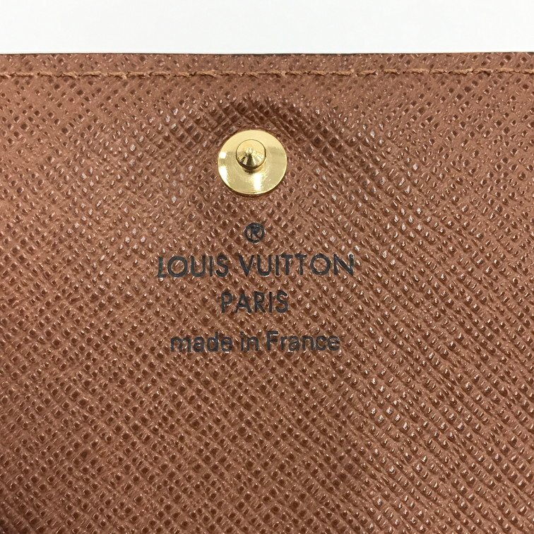 LOUIS VUITTON ルイヴィトン モノグラム ポルト モネ・ビエ トレゾール M61730/DK0191 財布【CCAZ2026】の画像8