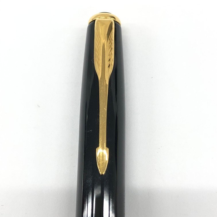 PARKER SONNET パーカー ソネット 万年筆 ペン先18K 750 ブラック×ゴールドカラー【CCAZ4020】_画像7