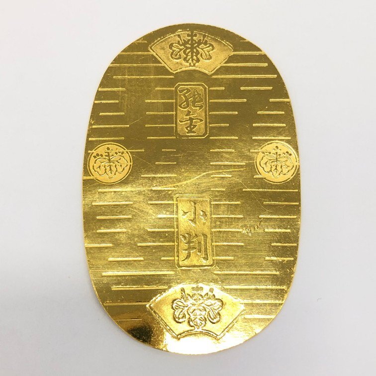 K24 純金小判 純金・9999刻印 重量20.0g【CCAY7052】の画像1