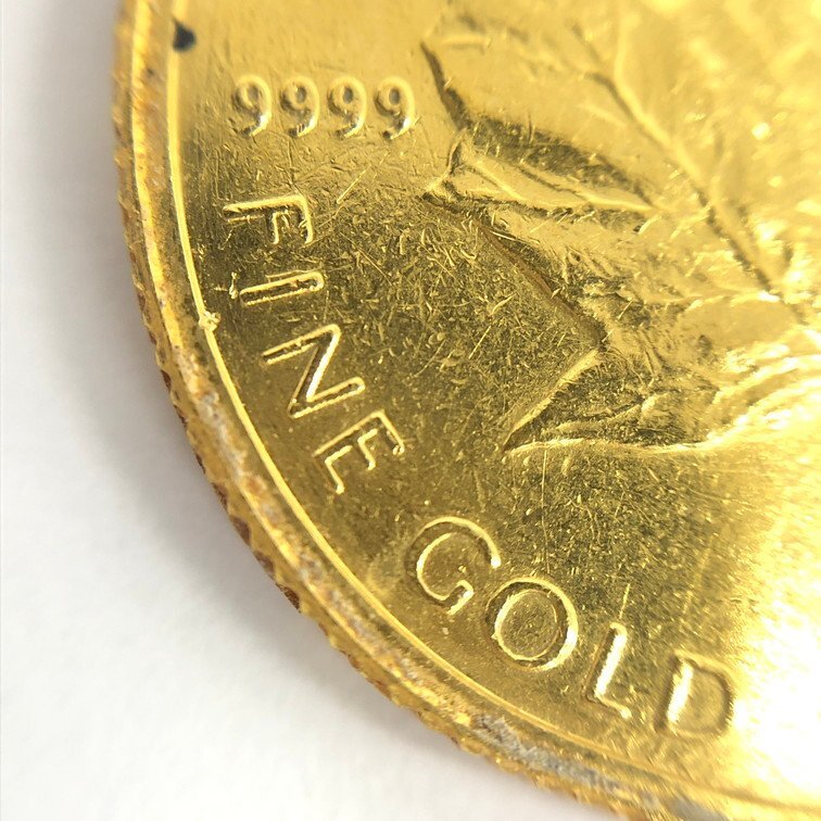 K24 original gold Maple leaf gold coin 1/4 ounce 7.8g[CCAZ7044]