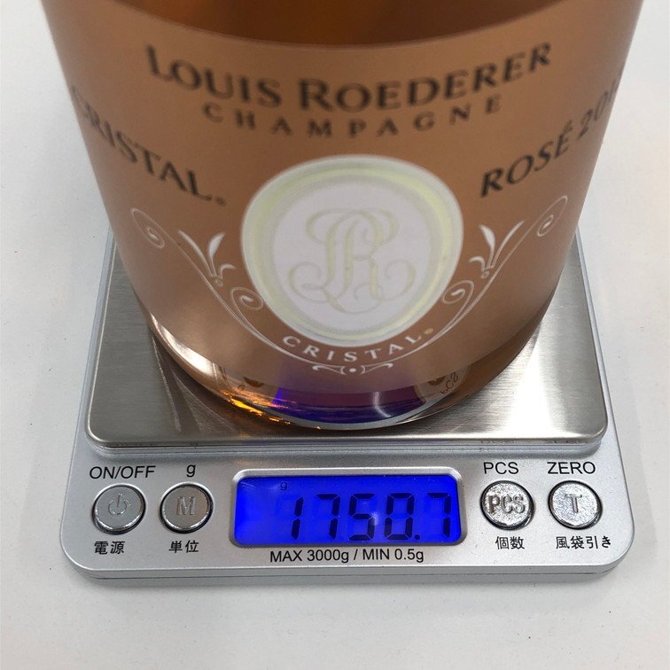 LOUIS ROEDERER ルイロデレール クリスタルロゼ 2013 750ml 12% 総重量1750.7g 箱付き 未開栓 国外酒【CCAZ3024】_画像7
