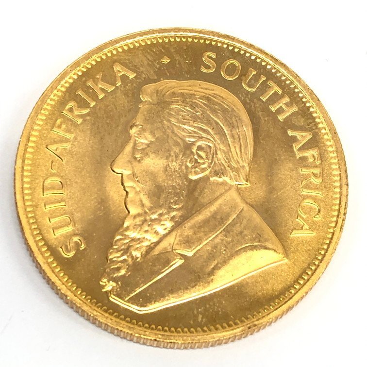 K22　金貨幣　南アフリカ　クルーガーランド金貨　1オンス　重量33.9g【CCAY7043】_画像3