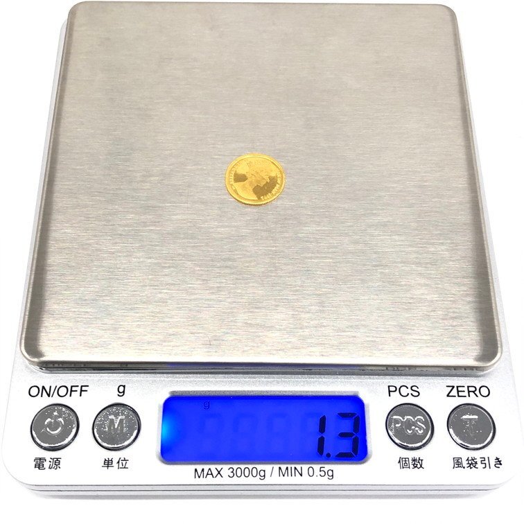 K24 gold money Man island cat gold coin 1/25 ounce weight 1.3g[CCAY8011]