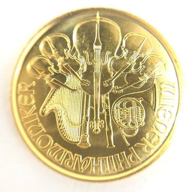 K24 金貨幣 オーストリア フィルハーモニー金貨 4ユーロ 2点おまとめ 総重量2.4g【CCAY7096】の画像2