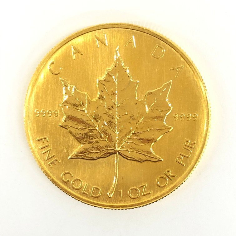 K24 original gold Maple leaf gold coin 1 ounce 31.1g[CCAY6041]