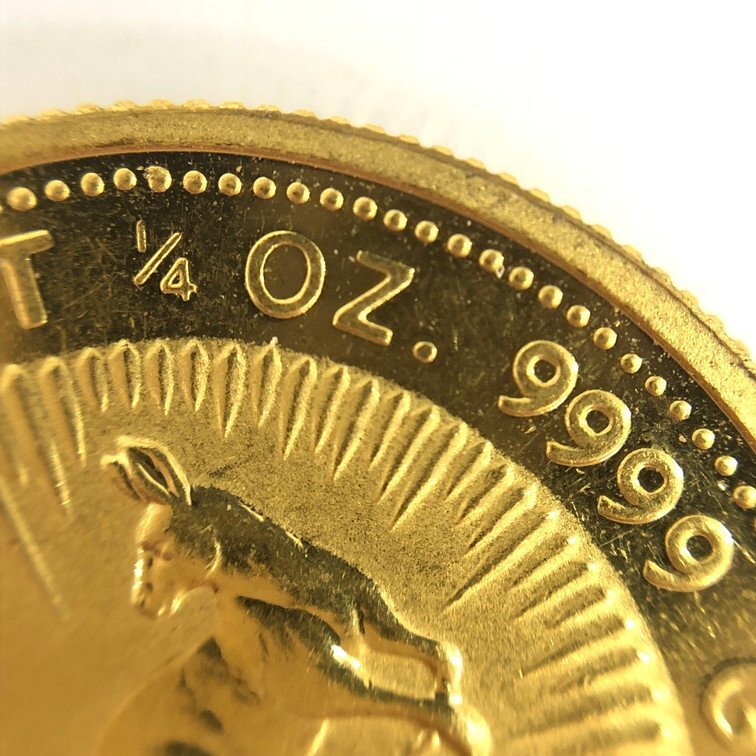 K24 original gold nageto gold coin 1/4 ounce 7.7g[CCAY6054]