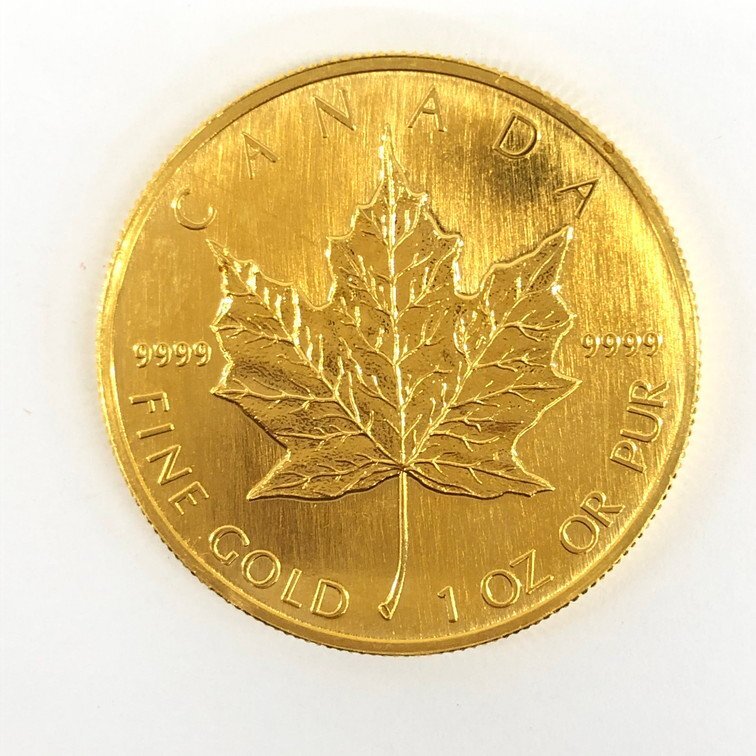 K24 original gold Maple leaf gold coin 1 ounce 31.1g[CCAY6032]