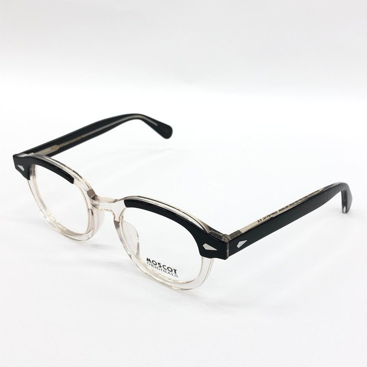 MOSCOT モスコット 眼鏡 黒縁 46□24 145【CCBA7015】_画像1