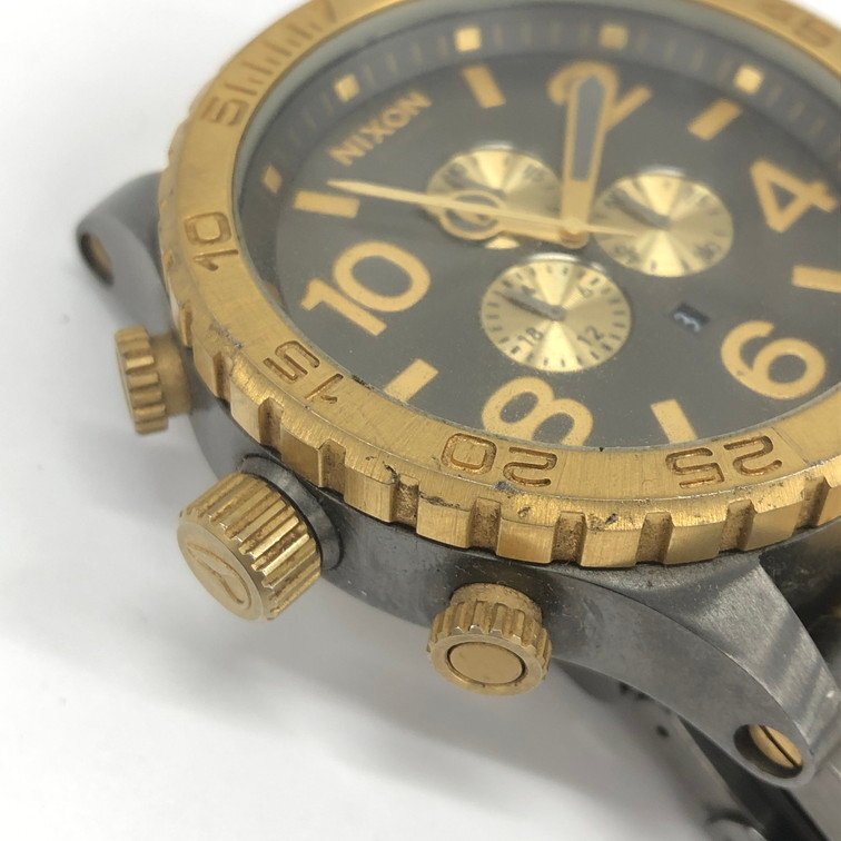 NIXON ニクソン 腕時計 THE51-30 CHRONO クォーツ 不動品【CCBB4018】の画像7
