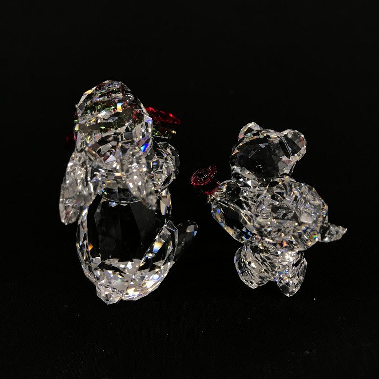 SWAROVSKI スワロフスキー 置物 クマ・花・ウサギ・犬・ハートなど おまとめ クリスタルガラス【CCBB8001】の画像5